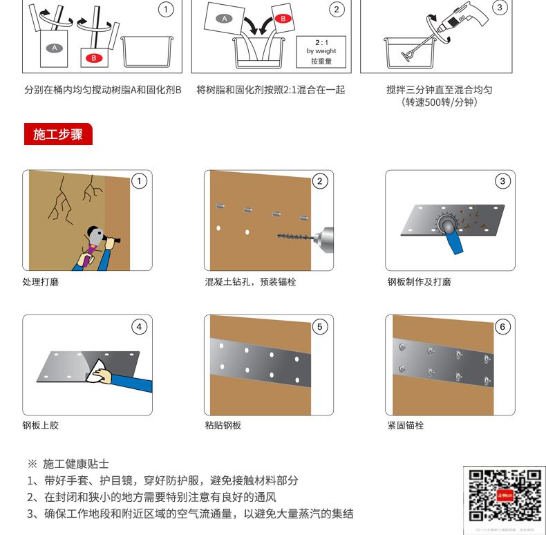 包钢平利粘钢加固施工过程